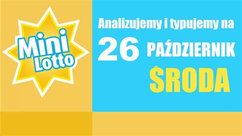 Statystyka Mini Lotto .